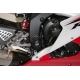 CRASHPADY AERO GÓRNE RG RACING YAMAHA YZF-R6 06- 16 BLACK