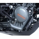 SLIDERY SILNIKA RG RACING KTM 125 DUKE (17-)/RC125 (17-), PRAWA STRONA BLACK