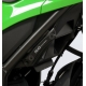 MOCOWANIE WYDECHU + ZAŚLEPKA PODNÓŻKA RG RACING KAWASAKI NINJA 300 / Z250 BLACK