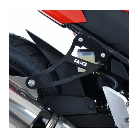 MOCOWANIE WYDECHU + ZAŚLEPKA PODNÓŻKA RG RACING HONDA CBR300R BLACK