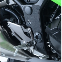 OSŁONA WAHACZA RG RACING KAWASAKI NINJA 300/NINJA 250 13-17/Z250 13-18/Z300, 3 CZĘŚCI BLACK