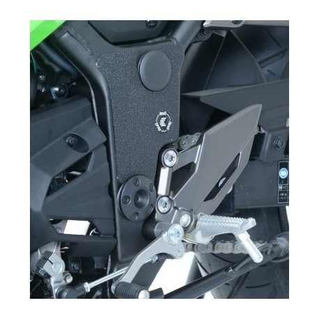 OSŁONA WAHACZA RG RACING KAWASAKI NINJA 300/NINJA 250 13-17/Z250 13-18/Z300, 3 CZĘŚCI BLACK