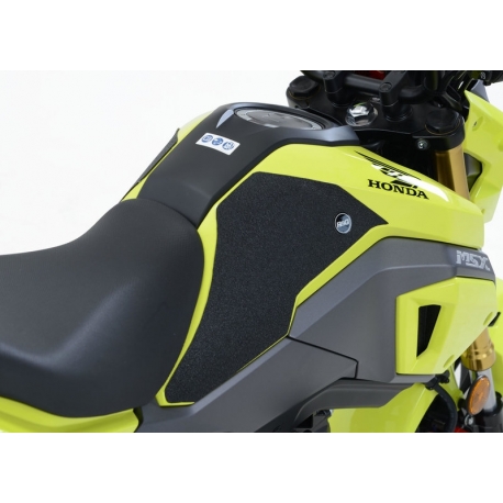 NAKLEJKA NA BAK TANKPAD ANTYPOŚLIZGOWY 2 CZĘŚCI RG RACING HONDA MSX125 (GROM) (16-) BLACK