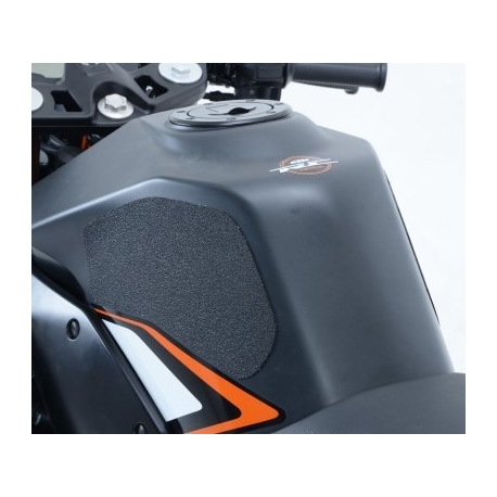 NAKLEJKA NA BAK TANKPAD ANTYPOŚLIZGOWY 2 CZĘŚCI RG RACING KTM RC125 / 200 / 390 BLACK