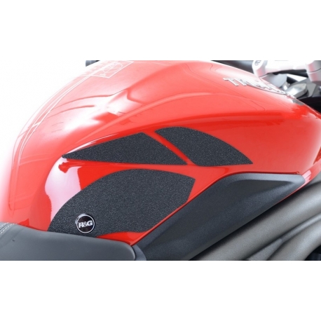 NAKLEJKA NA BAK TANKPAD ANTYPOŚLIZGOWY 6 CZĘŚCI RG RACING TRIUMPH SPEED TRIPLE 1050 (11-14) BLACK