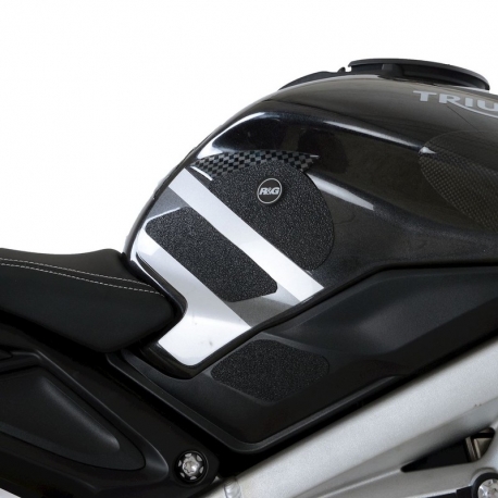 NAKLEJKA NA BAK TANKPAD ANTYPOŚLIZGOWY 6 CZĘŚCI RG RACING TRIUMPH DAYTONA MOTO2 765 CLEAR