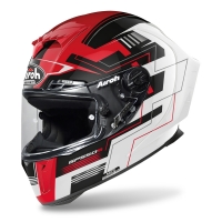 KASK AIROH GP550 S CHALLENGE RED GLOSS XS
