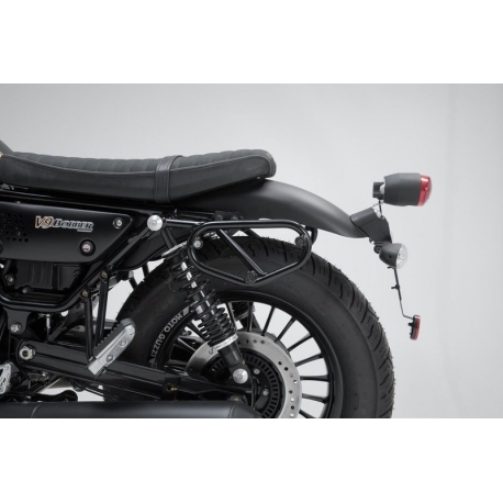 STELAŻ BOCZNY SLC LEWY SW-MOTECH MOTO GUZZI V9 ROAMER/BOBBER (15-), BLACK