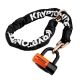 ZAPIĘCIE DO ROWERU ŁAŃCUCH Z BLOKADĄ TARCZY DISCLOCK KRYPTONITE NEW YORK 1213 CINCH RING CHAIN 1,2CM