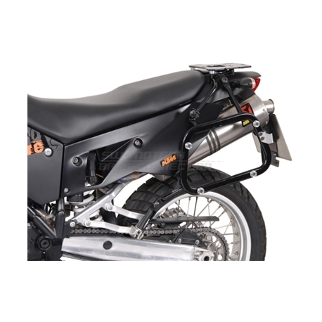 STELAŻ EVO NA KUFRY BOCZNE SW-MOTECH KTM LC8 950/990 ADVENTURE BLACK