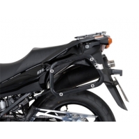 ZESTAW KUFRÓW BOCZNYCH TRAX ADV I STELAŻY SW-MOTECH SUZUKI DL 650 V-STROM (04-10) BLACK 45/37L