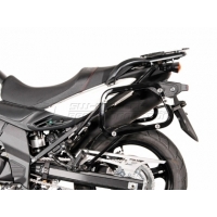 ZESTAW KUFRÓW BOCZNYCH TRAX ADV I STELAŻY SW-MOTECH SUZUKI DL 650 V-STROM (11-16) BLACK 45/37L