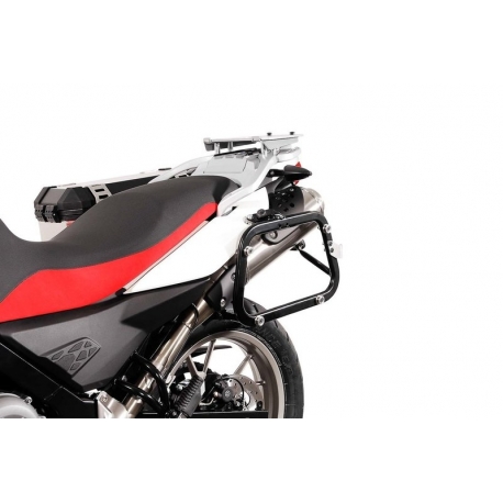 STELAŻ EVO NA KUFRY BOCZNE SW-MOTECH BMW F 650 GS (-07) G 650 GS (11-15) BLACK