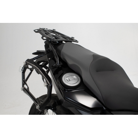 STELAŻ PRO NA KUFRY BOCZNE SW-MOTECH BMW F 650/700/800 GS (07-18) BLACK