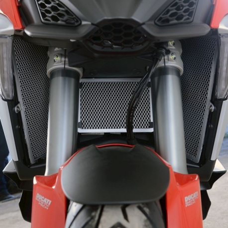 OSŁONA CHŁODNICY OLEJU RG RACING DUCATI MULTISTRADA V4 (S) (SPORT) 21 TITANIUM