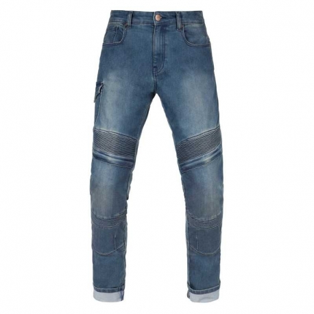 SPODNIE JEANS BROGER OHIO TAPERED FIT WASHED BLUE