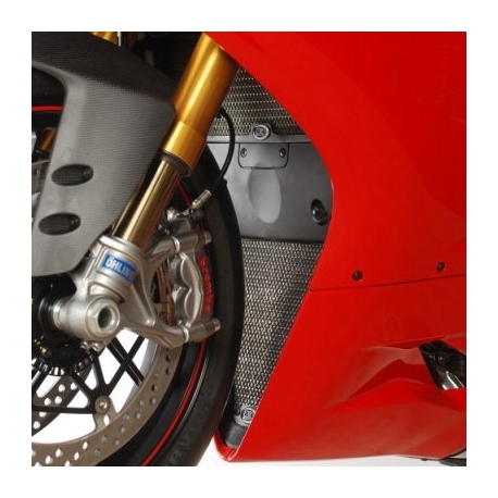 OSŁONA CHŁODNICY RG RACING (PAIR), DUCATI 899/959/1199/1299/V2 PANIGALE BLACK