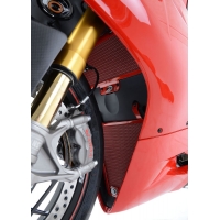 OSŁONA CHŁODNICY RG RACING (PAIR), DUCATI 899/959/1199/1299/V2 PANIGALE RED