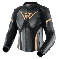 KURTKA MOTOCYKLOWA SKÓRZANA DAMSKA REBELHORN REBEL BLACK GOLD