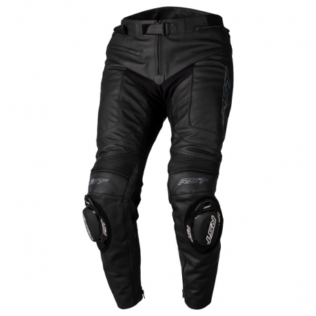 SPODNIE MOTOCYKLOWE SKÓRZANE RST S1 BLACK/BLACK M (2978)