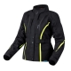 KURTKA TEKSTYLNA OZONE SAHARA LADY BLACK/FLUO YELLOW