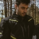 KURTKA TEKSTYLNA OZONE SAHARA BLACK/GREY/FLUO YELLOW