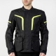 KURTKA TEKSTYLNA OZONE SAHARA BLACK/FLUO YELLOW