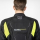 KURTKA TEKSTYLNA OZONE SAHARA BLACK/FLUO YELLOW