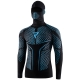 KOSZULKA TERMOAKTYWNA Z KOMINIARKĄ REBELHORN THERM 2 2W1 BLACK BLUE XS/S