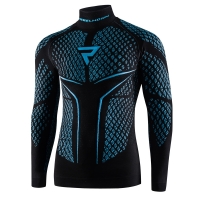 KOSZULKA TERMOAKTYWNA Z DŁUGIM RĘKAWEM REBELHORN THERM 2 BLACK BLUE