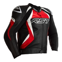 KURTKA SKÓRZANA RST TRACTECH EVO 4 BLACK/RED M (2357)