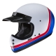 KASK MOTOCYKLOWY HJC V60 SCOBY WHITE RED BLUE