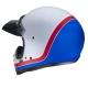 KASK MOTOCYKLOWY HJC V60 SCOBY WHITE RED BLUE