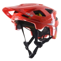 KASK ROWEROWY ALPINESTARS VECTOR TECH A1 BRIGHT RED/LIGHT GREY GLOSSY S