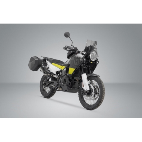 ZESTAW KUFRÓW BOCZNYCH URBAN ABS I STELAŻY SW-MOTECH HUSQVARNA NORDEN 901 (21-) BLACK 2X16,5L