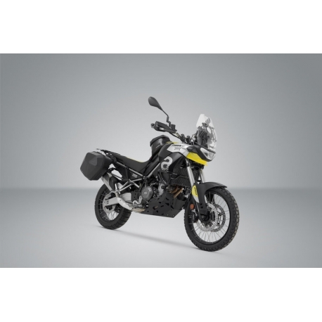 ZESTAW KUFRÓW BOCZNYCH URBAN ABS I STELAŻY SW-MOTECH APRILIA TUAREG 660 (21-) BLACK 2X16,5L