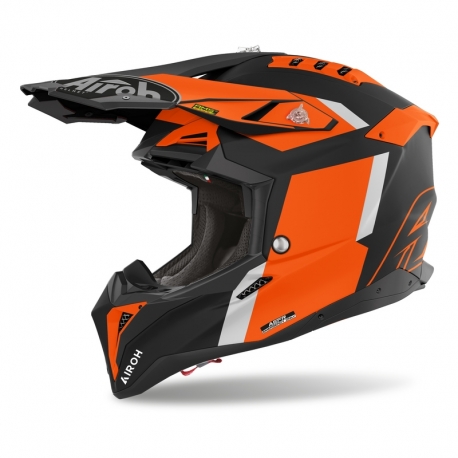 KASK MOTOCYKLOWY AIROH AVIATOR 3 GLORY ORANGE MATT M