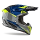 KASK MOTOCYKLOWY AIROH AVIATOR 3 PUSH BLUE GLOSS S