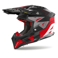KASK MOTOCYKLOWY AIROH AVIATOR 3 SPIN RED MATT L