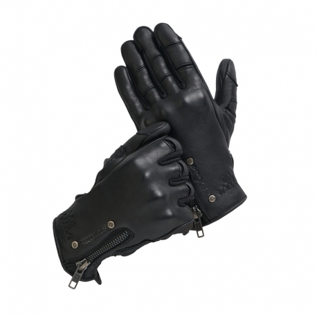 RĘKAWICE SKÓRZANE BROGER FLORIDA LADY BLACK DS