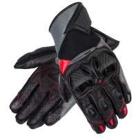 RĘKAWICE MOTOCYKLOWE REBELHORN FLUX 2 BLACK, GREY, FLUO RED