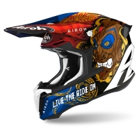 KASK MOTOCYKLOWY AIROH TWIST 2.0 TIKI GLOSS S