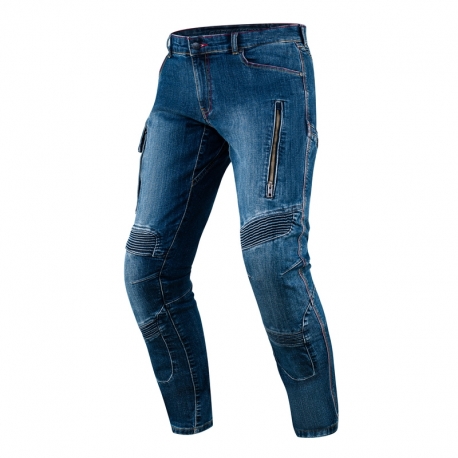 SPODNIE JEANS REBELHORN VANDAL DENIM WASHED BLUE W40L34