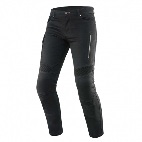 JEANSY MOTOCYKLOWE REBELHORN VANDAL TWILL BLACK 40/34