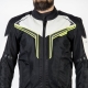 KURTKA TEKSTYLNA OZONE FLOW BLACK/GREY/FLUO YELLOW