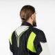 KURTKA TEKSTYLNA OZONE FLOW BLACK/GREY/FLUO YELLOW