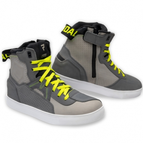 BUTY SKÓRZANE REBELHORN VANDAL MYSTERIOUS GREY/FLUO YELLOW 37