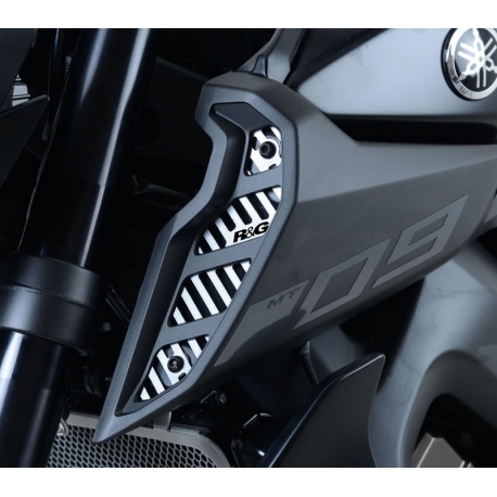 OSŁONY WLOTU POWIETRZA RG RACING YAMAHA MT-09 17- 20/MT-09 SP 18- 20 PARA, STAL NIERDZEWNA