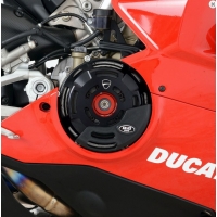 SLIDERY SILNIKA RG RACING DUCATI PANIGALE V4R 19-, PRAWA STRONA BLACK