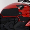 NAKLEJKA NA BAK TANKPAD ANTYPOŚLIZGOWY 4 CZĘŚCI RG RACING DUCATI STREETFIGHTER V2 22- BLACK
